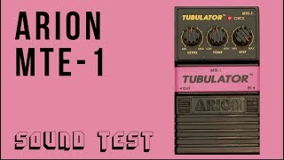 Video thumbnail for Arion Tubulator MTE-1 (Review) by Gado Gado Gitar