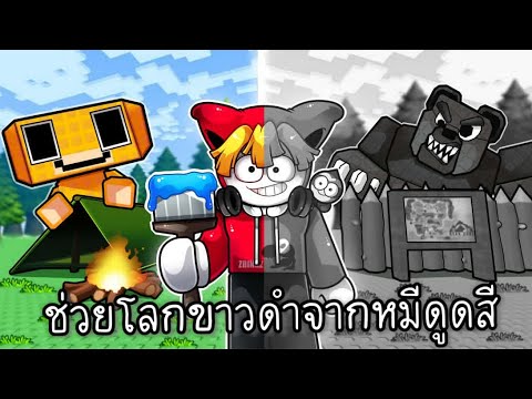 ช่วยโลกขาวดำจากหมีดูดสี