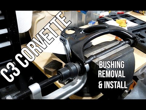 C3 Corvette Control Arm Bushing Removal & Install Using Summit Racing Tool Service Kits 648604