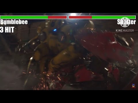 Bumblebee vs Dropkick and Shatter with healthbars