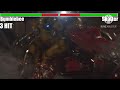Bumblebee Vs Dropkick And Shatter With Healthbars