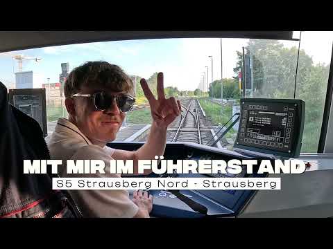 With me in the driver's cab l S-Bahn Berlin l with audio commentary