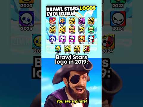 Brawl Stars logo evolution 🏴‍☠️