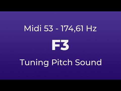 F3 Tuning Pitch | 174,61 Hz | Midi Key 53