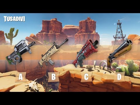 ADIVINA EL ARMA DE FORTNITE POR SU SONIDO - PARTE #3 - FORTNITE CHALLENGE | tusadivi