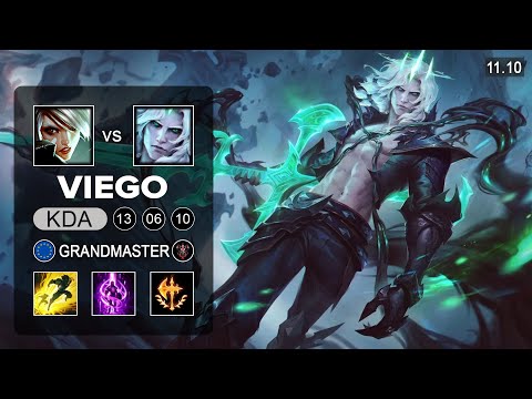 G2 Wunder Viego Top vs Riven - EUW Grandmaster Patch 11.10