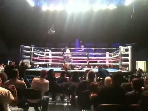 big javier the monster used to train in the commerce boxing knocking out