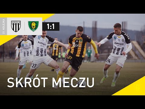 Skrót meczu Sandecja Nowy Sącz - GKS Katowice 1:1 (27.02.2022)