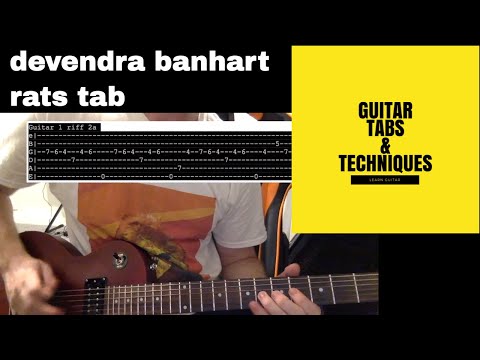 Devendra Banhart Rats Guitar Lesson Tutorial with Tabs
