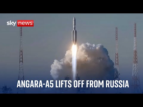 Angara-A5 rocket launch from Russia’s Vostochny cosmodrome