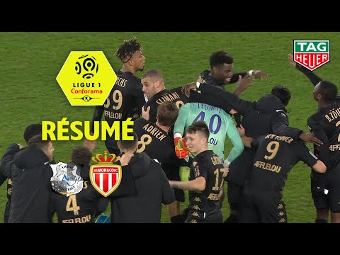 Amiens SC - AS Monaco ( 1-2 ) - Résumé - (ASC - ASM) / 2019-20