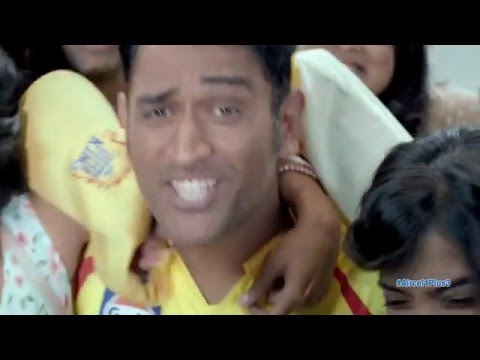 Uday Surya Ad for Aircel with CSK team