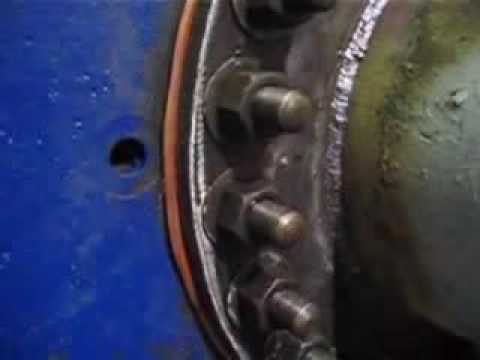Cavitation in a centrifugal pump