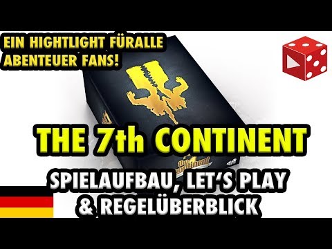 The 7th Continent - Game Setup, Let's Play & Rules Overview German