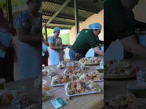 Entrega dos doces feito pelas alunas.Sindicato Rural de Itumbiara 19/6/2026 SENAR Goiás #goiás