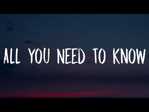Gryffin & Slander - All You Need To Know (Lyrics) ft. Calle Lehmann