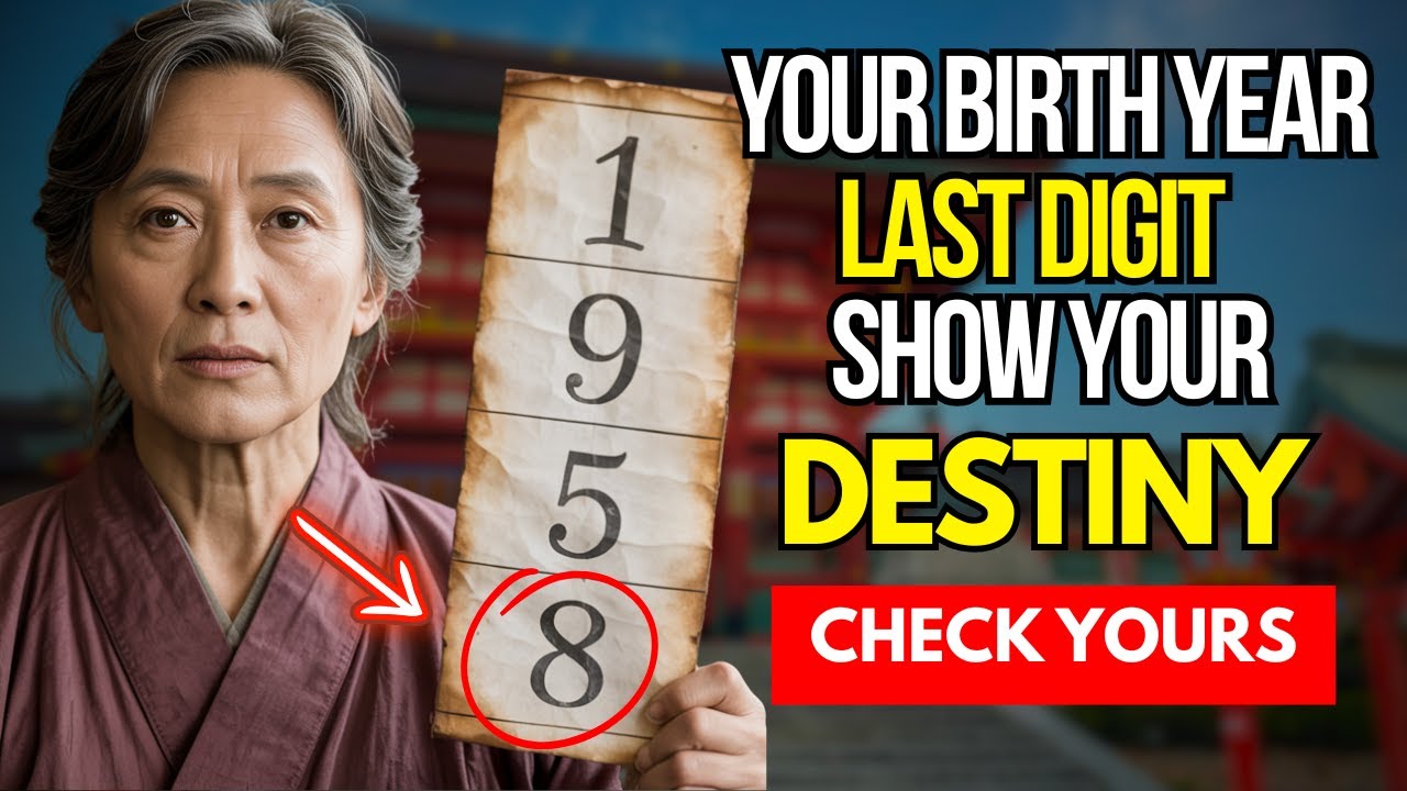What The Last Digit of Your Birth Year Means, You Will Be SHOCKED | Buddhist Wisdom