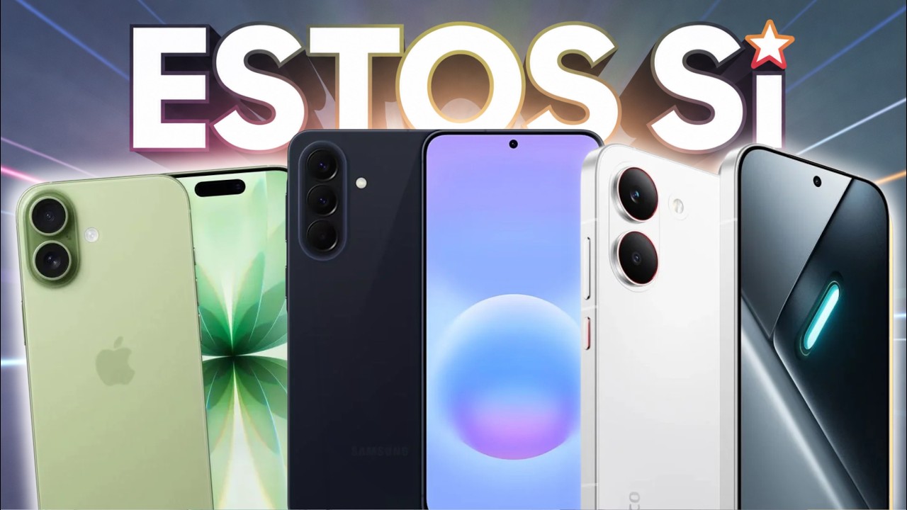 Los 7 MEJORES teléfonos para comprar en AGOSTO de 2026 (estos SÍ valen la pena)