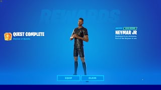 How to Unlock Neymar Jr Skin in Fortnite Chapter 2 Season 6! - Complete Quests from Soccer Character