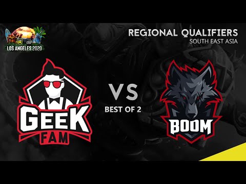 Geek Fam vs Boom Esports Game 1 (BO2) ESL One Los Angeles 2020 SEA Closed Qualifier