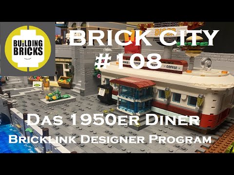 Brick City #108 1950er Diner Bricklink Designer Program