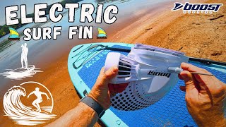 Boost Electric Surf Fin for Surfboards & SUP Boards "On Water Test"