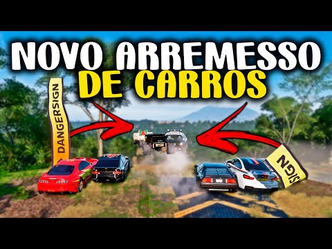 NOVO ARREMESSO DE CARROS NA CACHOEIRA - FORZA HORIZON 5 ONLINE