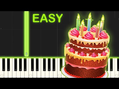 HAPPY BIRTHDAY - EASY Piano Tutorial