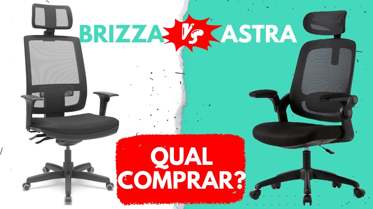 Cadeira Ergonômica Plaxmetal Brizza ou Elements Astra, Qual Vale Mais a Pena?
