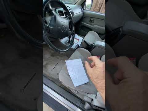 Programming new remote alarm fob Toyota 3rd gen 4runnner factory alarm system