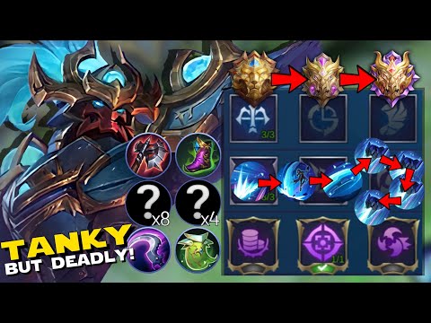 YOU MUST USE THIS INSANE ALPHA DAMAGE + LIFESTEAL BUILD AND EMBLEM! AUTO WIN IN MYTHIC RANK! | MLBB