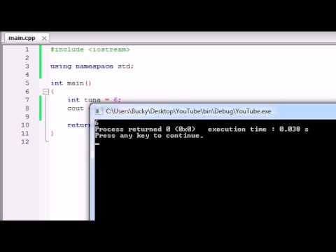 Buckys C Programming Tutorials 4 Variables