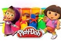 Play doh surprises Dora the Explorer Masha i ...