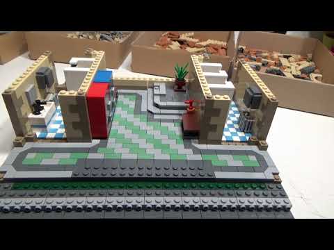 Bau meiner Lego Stadt Teil 50  Die Universität Teil 1  /  The university part 1