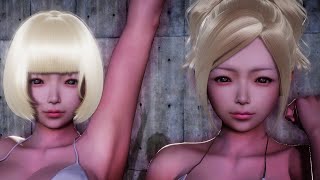 【白ギャル④】マクロビキニで激しくダンス乳揺れ爆乳白ギャルのステージショー