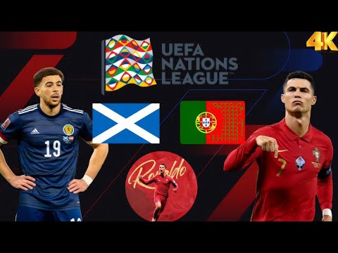 Portugal vs Scotland (2-1)/////// highlights and football /901 goals UEFA Nations League 2024 #uefa