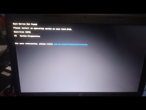Boot Device Not Found | Hardisk 3F0 | How To Fixed 2021