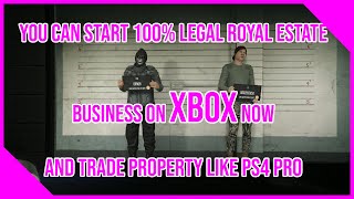 GTA 5 online - XBOX Players can start legal royal estate business too and sell property !!