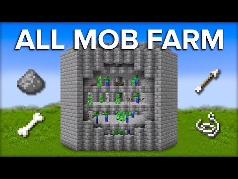 Minecraft All Mob Farm For 1.19 - 3500+ Items Per Hour