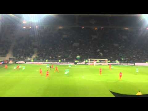 Malgré un froid stephanois les chants sont bien pr