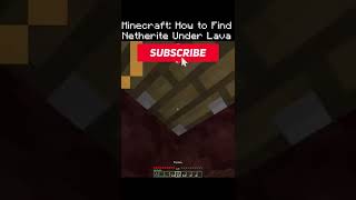 Download lagu Minecraft How to Find Netherite Under Lava Shorts... mp3