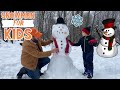 How To Build A Snowman Step By Step For Kids