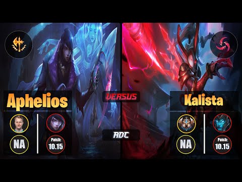 Zven APHELIOS (ADC) [Conqueror] VS KALISTA - Challenger NA Patch 10.15