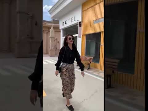 N180040 BOW LEOPARD PRINT SKIRT