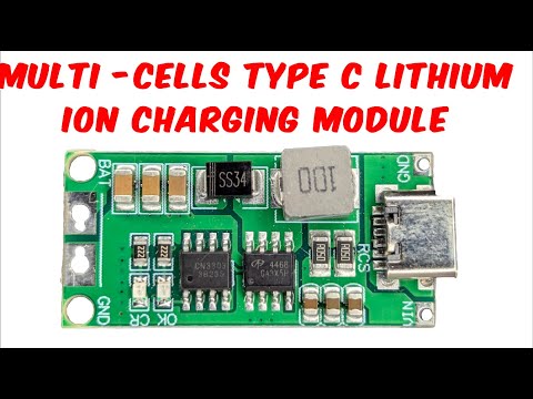 Multi-cells 2S 3S 4S Type C Lithium ion Charging Module