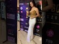 Mahima Makwana Looks Stunning In Gold White As She Walks The Red Carpet Mahimamakwana Shorts