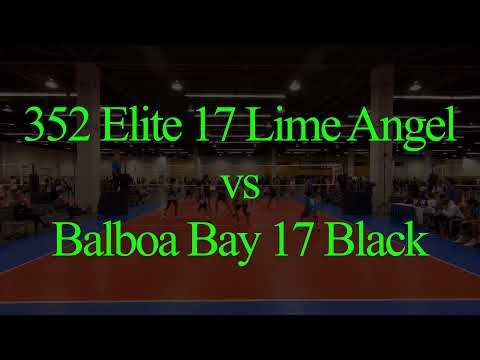 352 Elite 17 Lime Angel vs Balboa Bay 17 Black