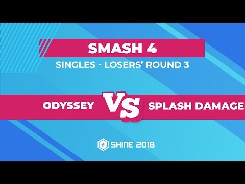 Odyssey vs Splash Damage - Smash 4 Singles: Losers' Round 3 - Shine 2018