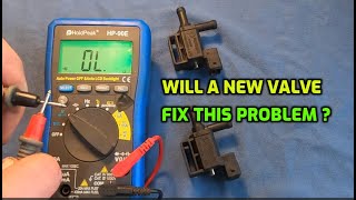 Vapor Canister Purge Solenoid Valve Testing and Replacement ~2001 Volvo V70XC (and most cars)