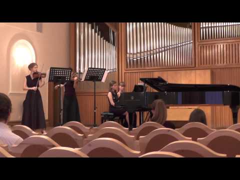 Felix Mendelssohn Bartholdy Trio for violin, viola and piano   part 1,2